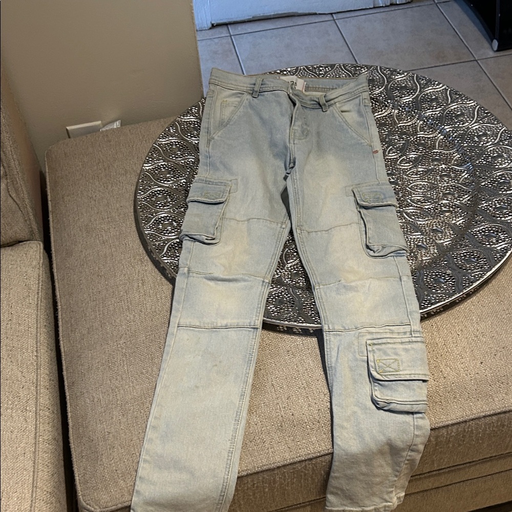 BDG Men's Light Gray Cargo Pants